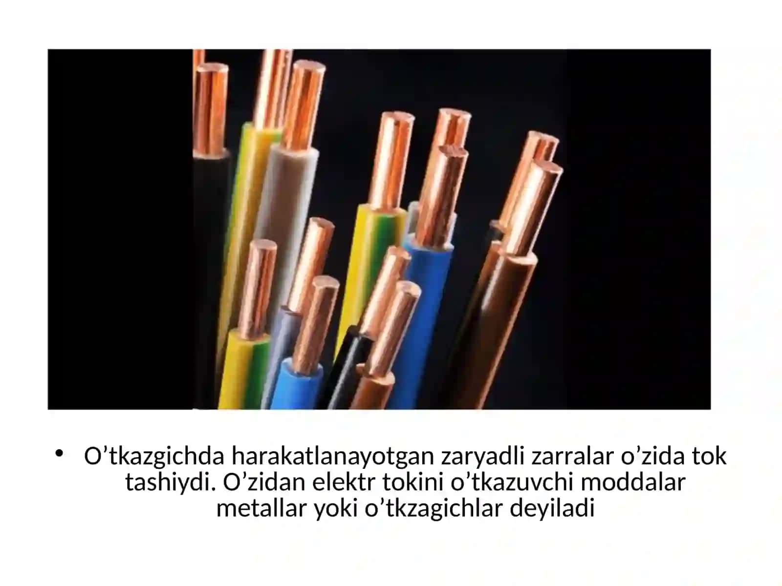 Tok-zaryadlangan zarraning tartibli harakati 3