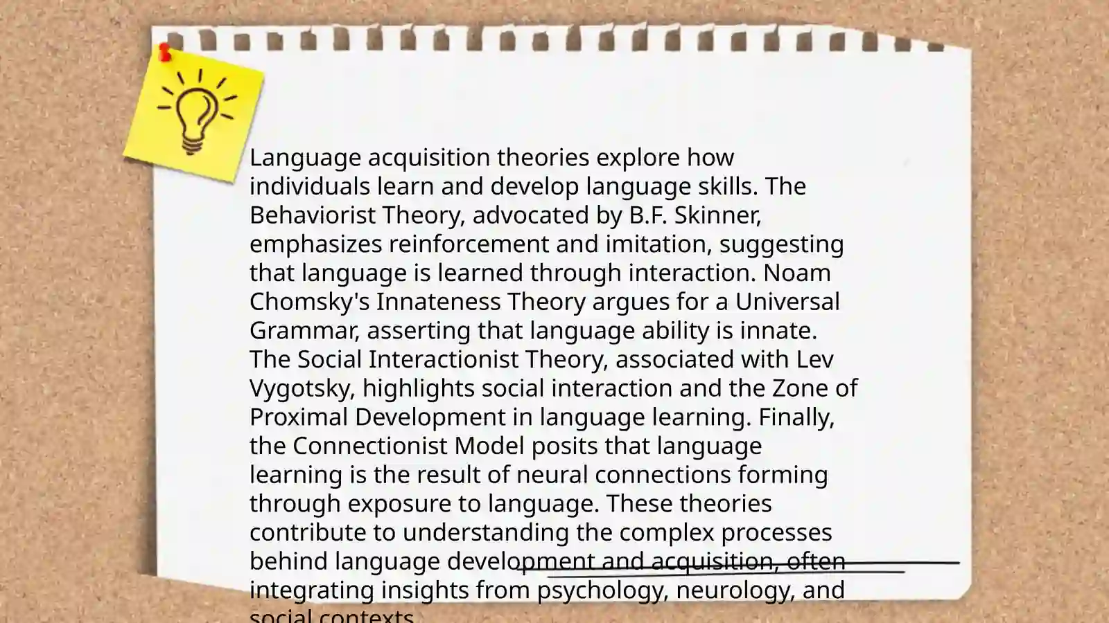 Language Acquisition Theories 3