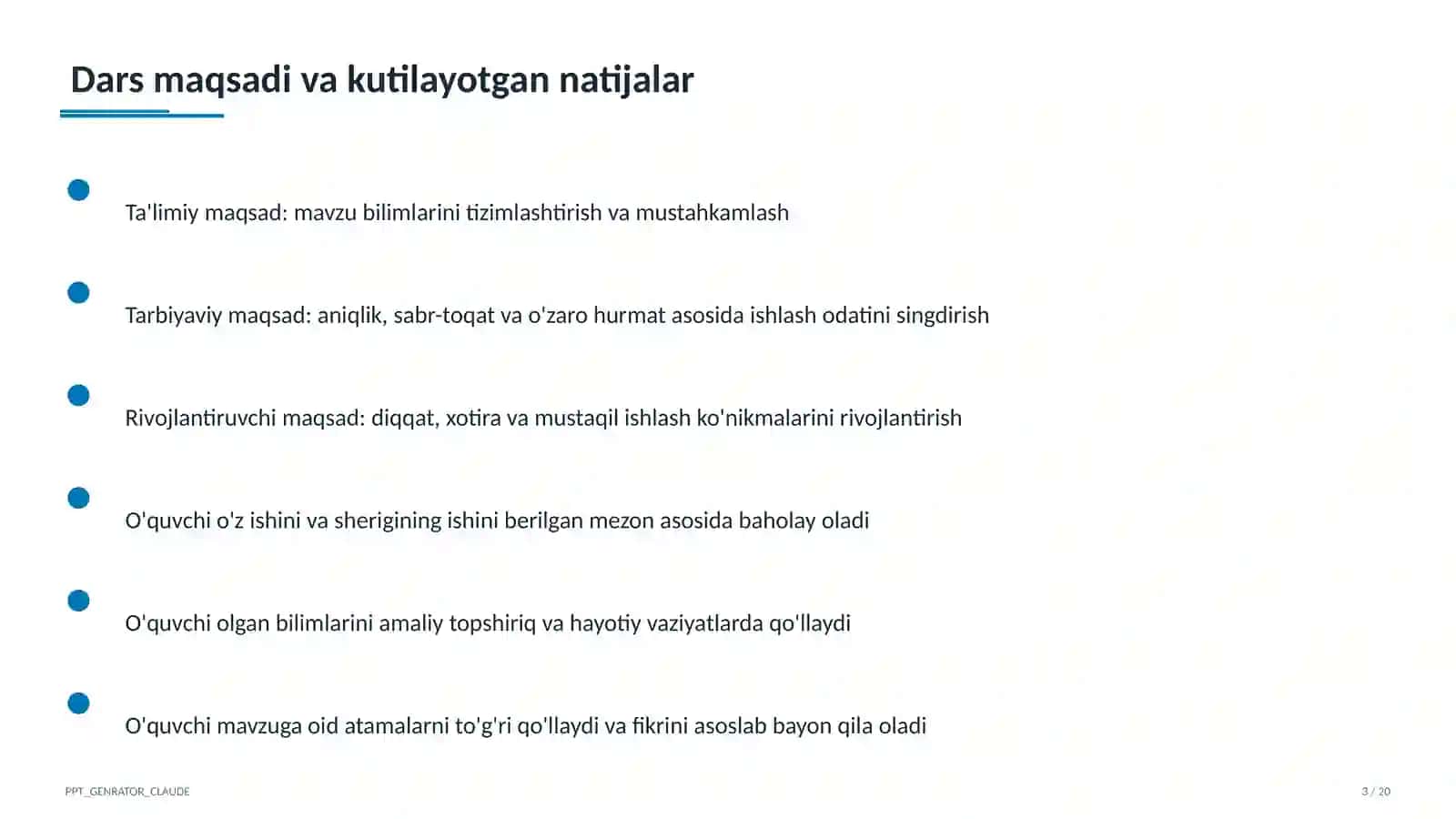 Massa o'lchovlari 3