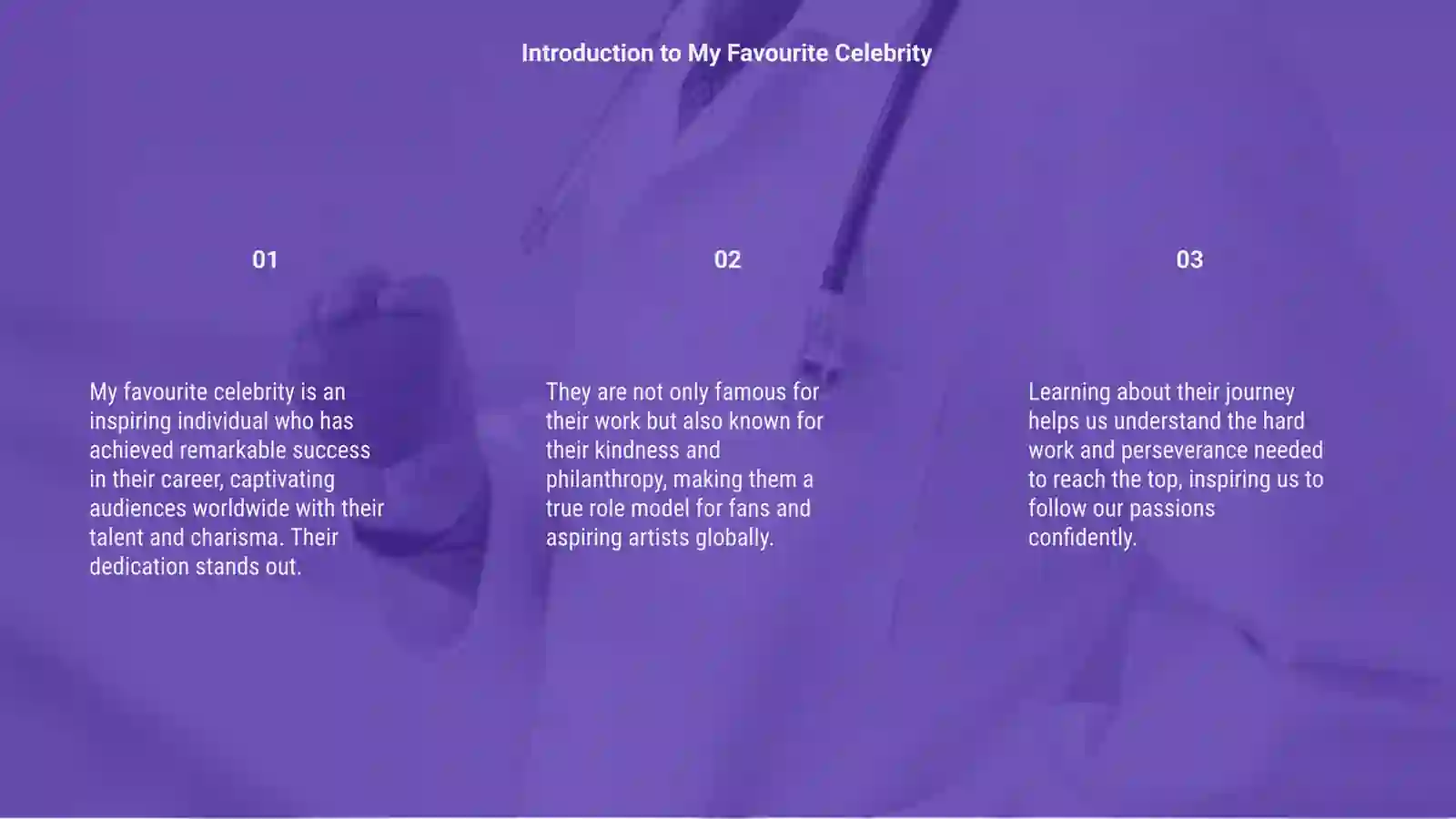 My Favourite Celebrity 3