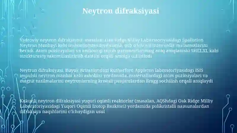 Atom va molekulalarni aniqlash usullari 3