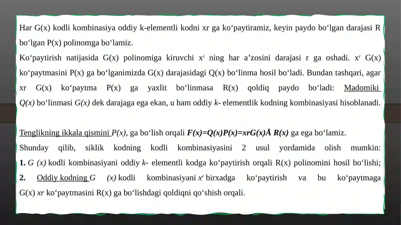 BUXORO DAVLAT PEDAGOGIKA INSTITUTI 1MI-22IMS GURUH TALABASI 3