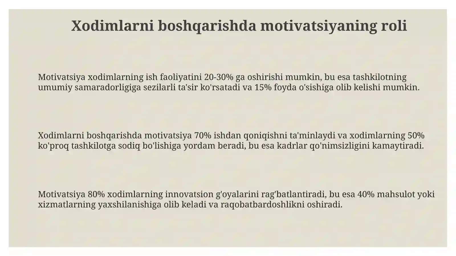 Tashkilotlar faolyatni va personalni boshqarishning ijtimoiy psihologik jihatlari 3