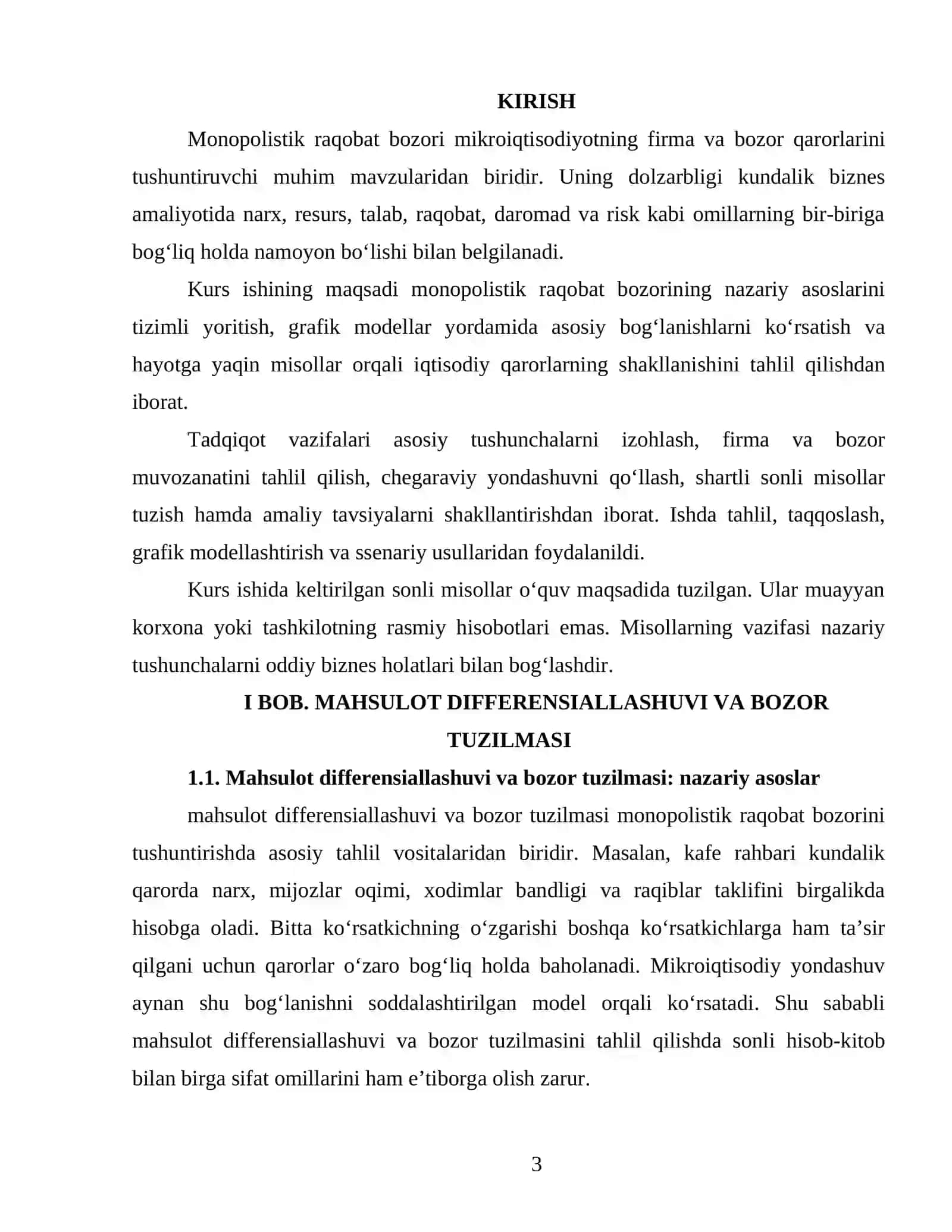 MONOPOLISTIK RAQOBAT BOZORI 3
