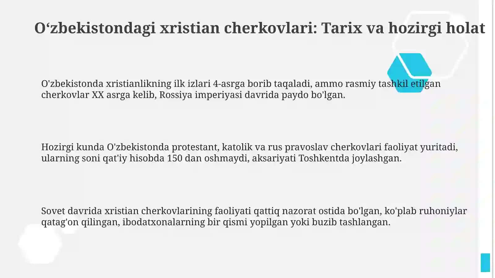 O‘zbekistonda faoliyat yurituvchi diniytashkilotlar 3