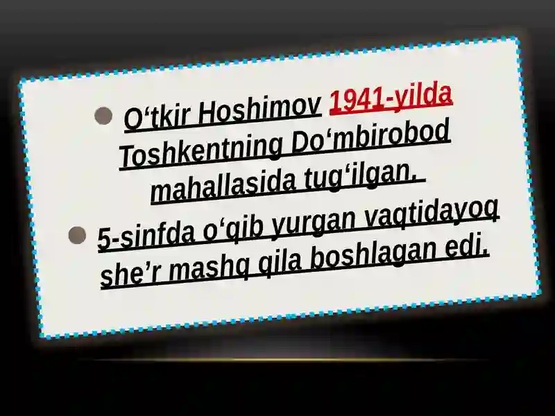 "Dunyoning ishlari" 3