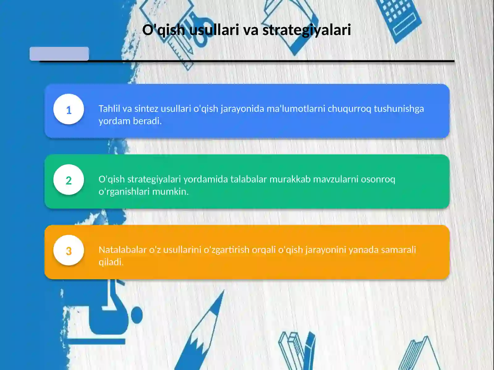 Talabaning o'qish motivlari 3