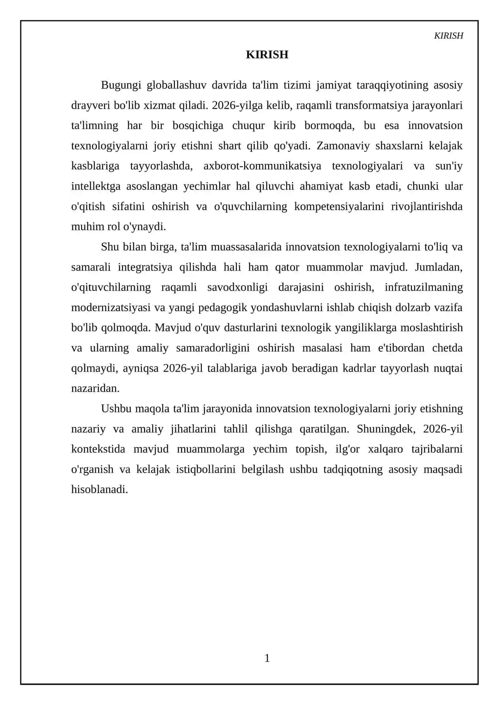 Innovatsion texnologiyalarni joriy etish yoʻllari va vositalari 3