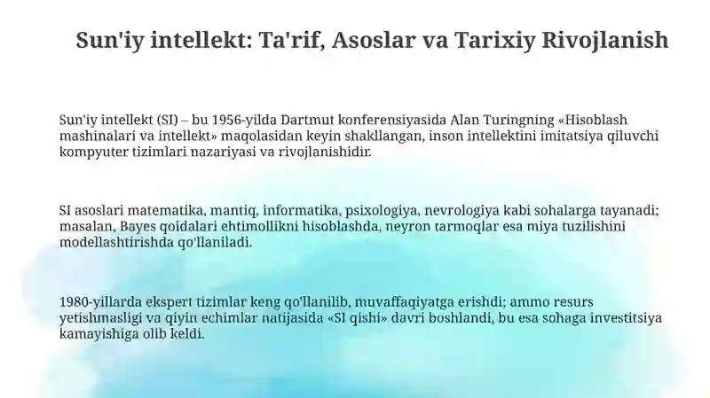 Sun'iy intellekt 3