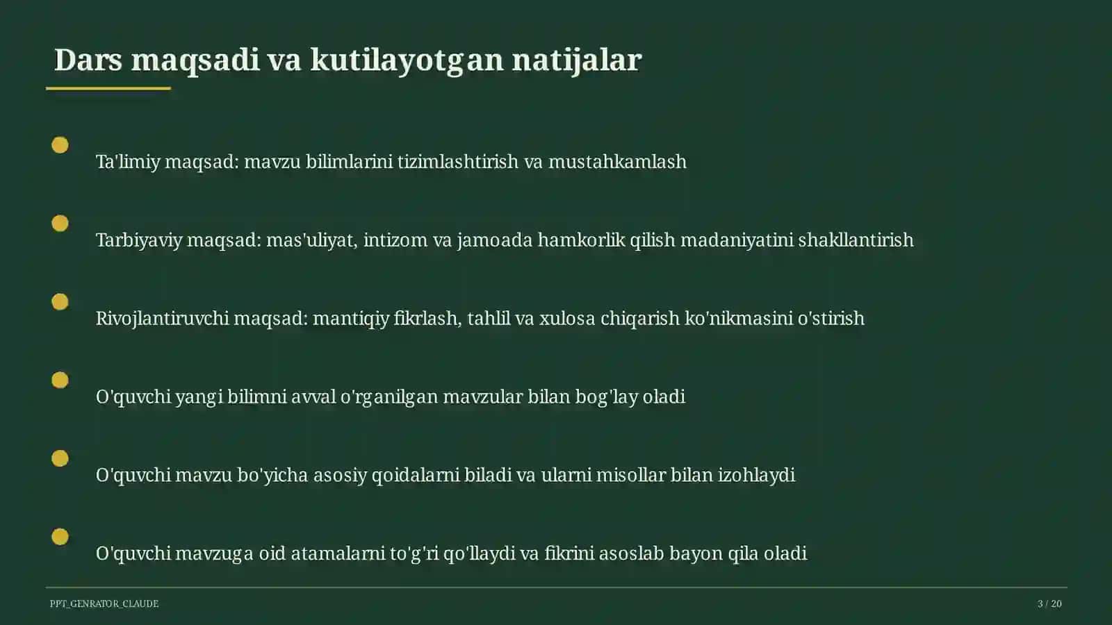 Ekologiya: ekotizim va biotsenoz (10-sinf) 3