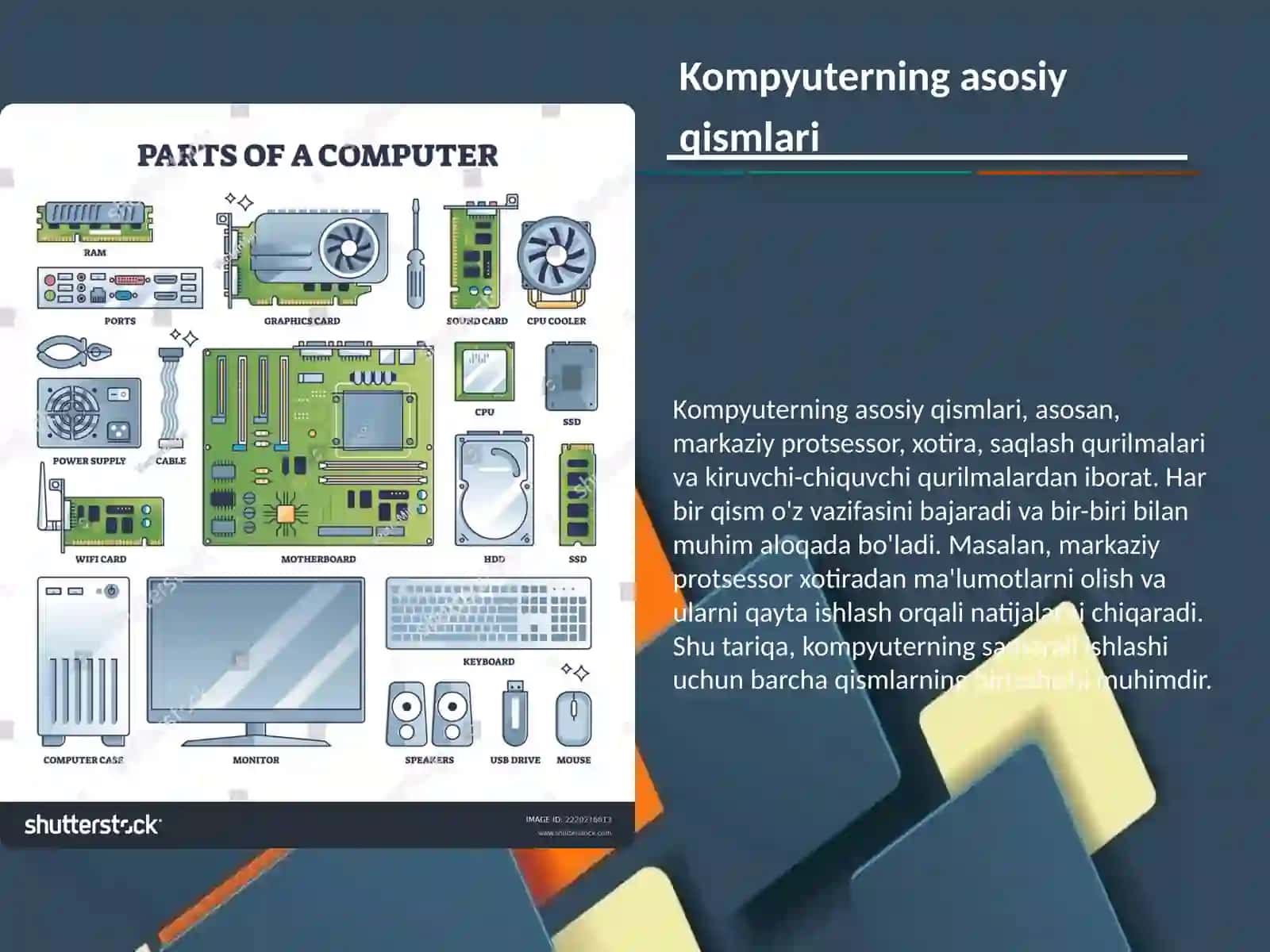 Kompyuterning ishlash prinsipi va tashkil etuvchilari 3