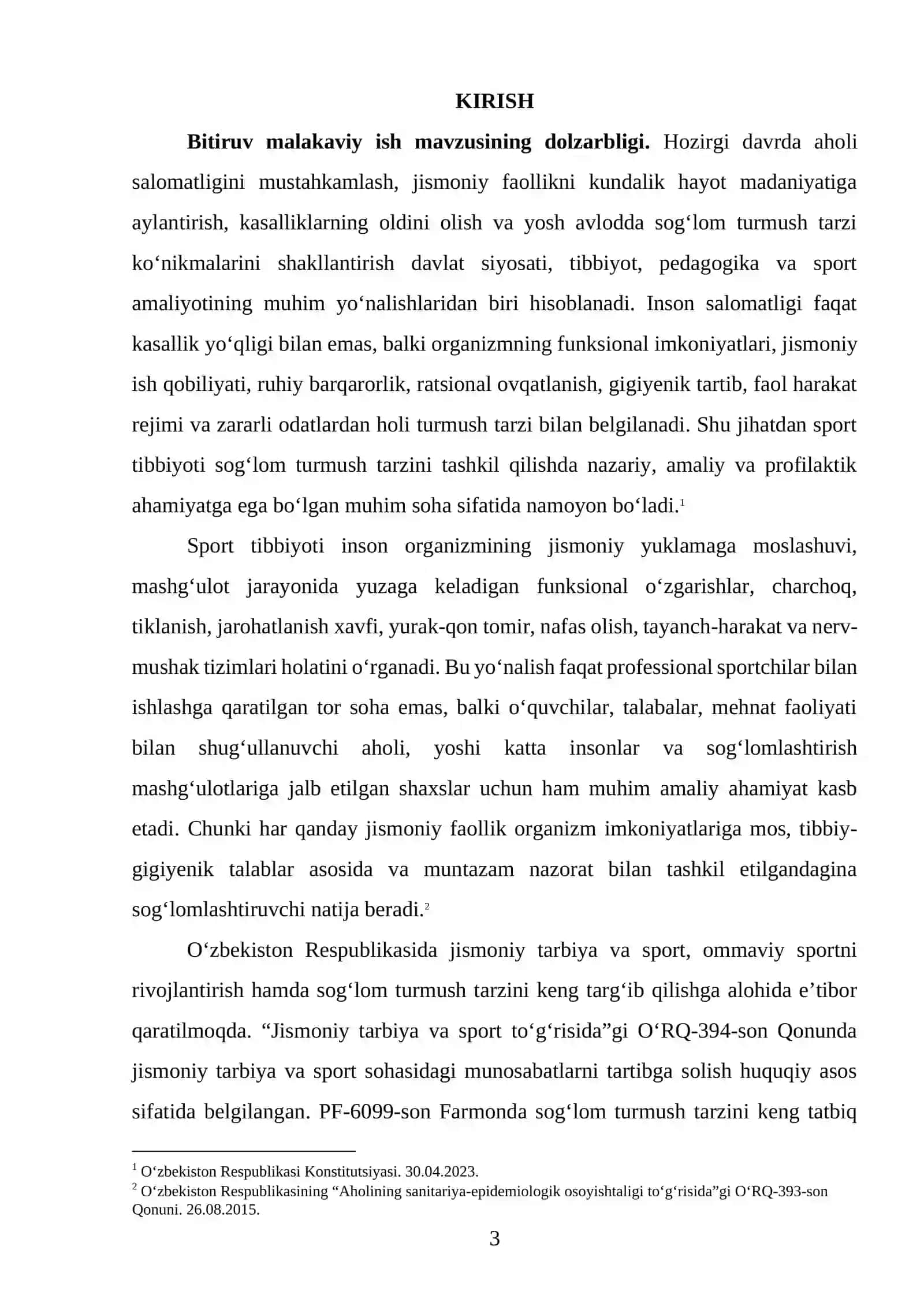 SPORT TIBBIYOTINING SOG‘LOM TURMUSH TARZINI TASHKIL QILISHDA TUTGAN O‘RNINI TAHLIL QILISH 3