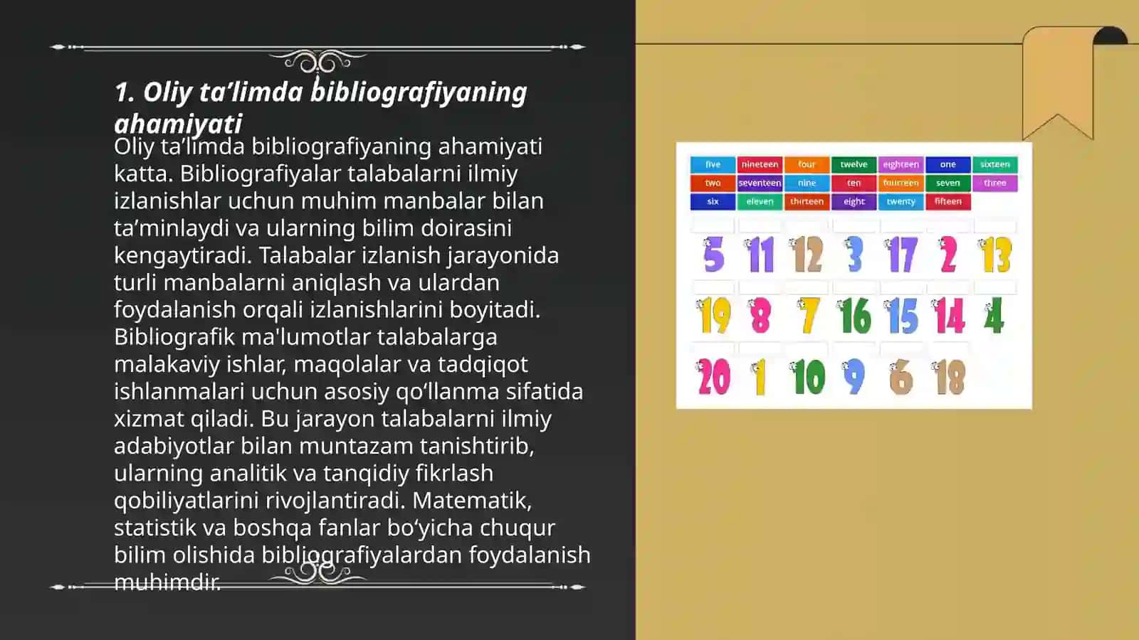 Oliy taʼlim ARM ning bibliografik faoliyati 3