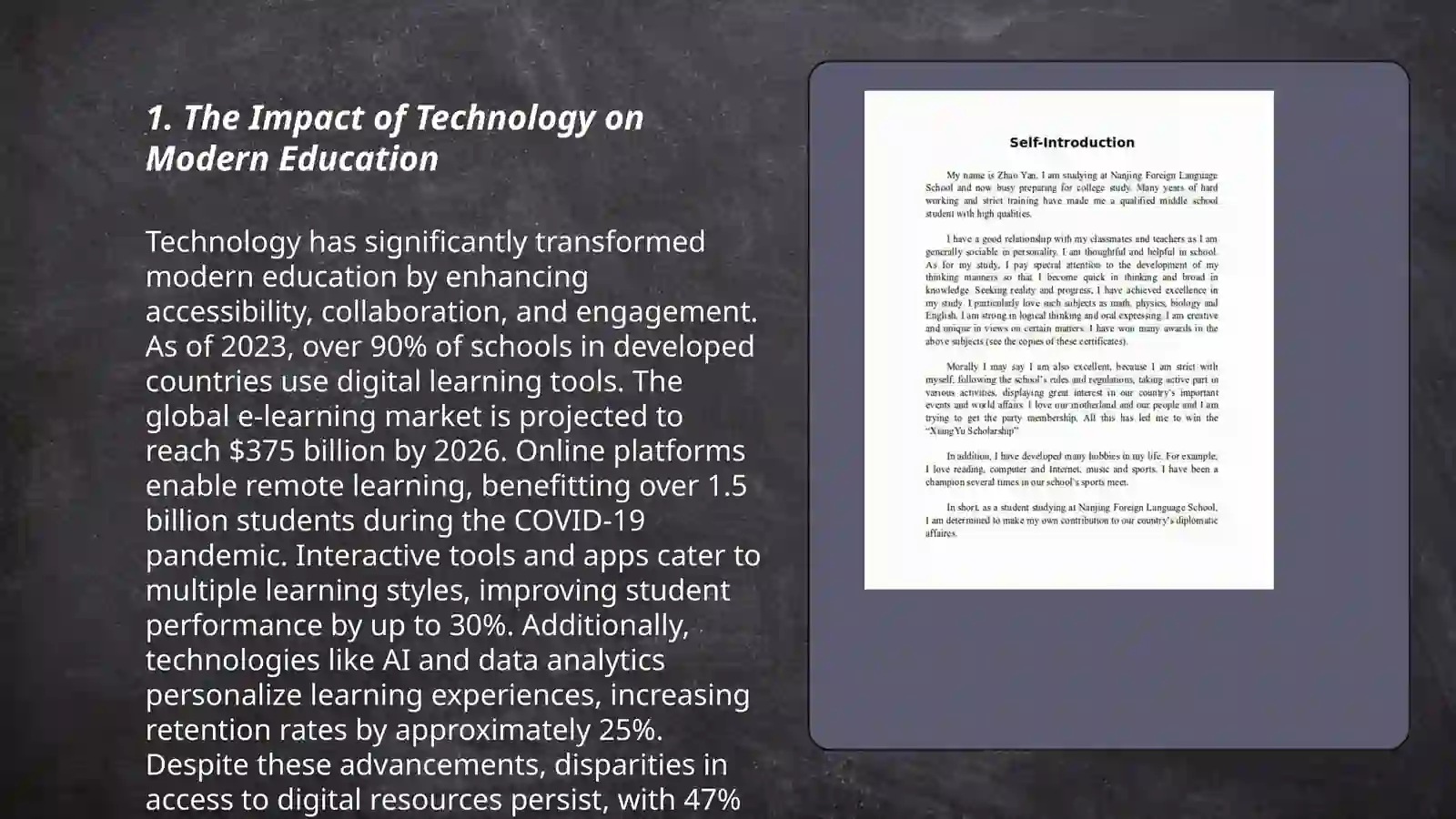 Introduction to essay 3