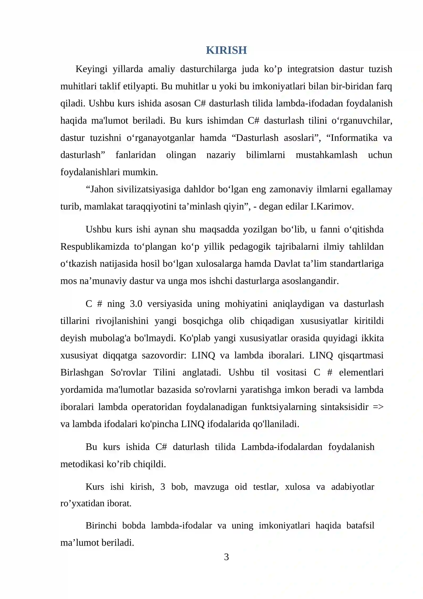 C# dasturlash tilida dasturlashda lambda-ifodadan foydalanish 3