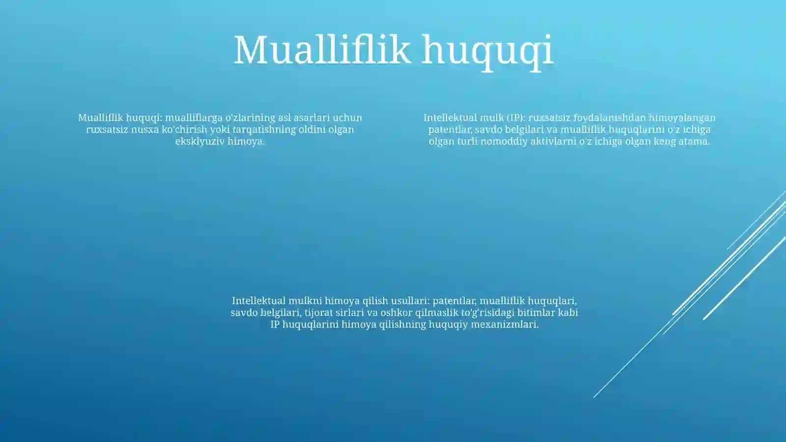 Intellektual Mulk Va Uni Himoya Qilish Usullari 3
