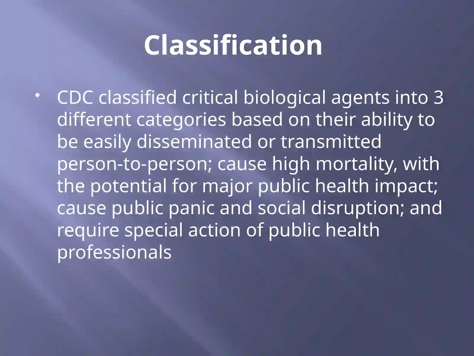 Bioterrorism 3