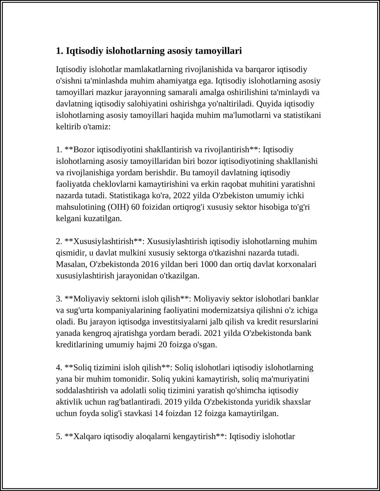 IQTISODIY ISLOHOTLARNING 5 TAMOYILINI AMALGA OSHIRISH MEXANIZMI 3