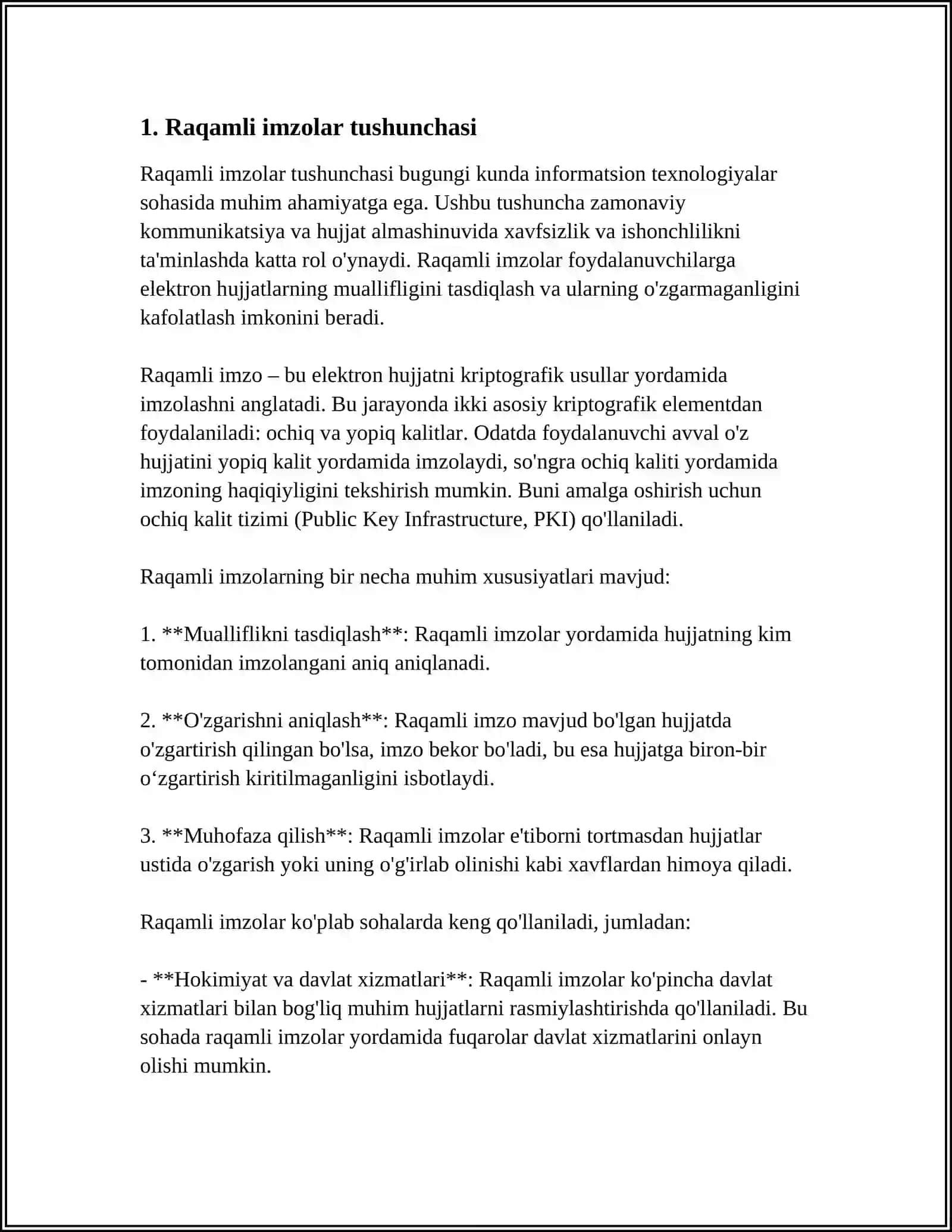 RAQAMLI IMSLAR KLLASIFIKATSIYASI, MARKALANISHI VA SXEMALARDA SHARTLI BELGILANISHI 3