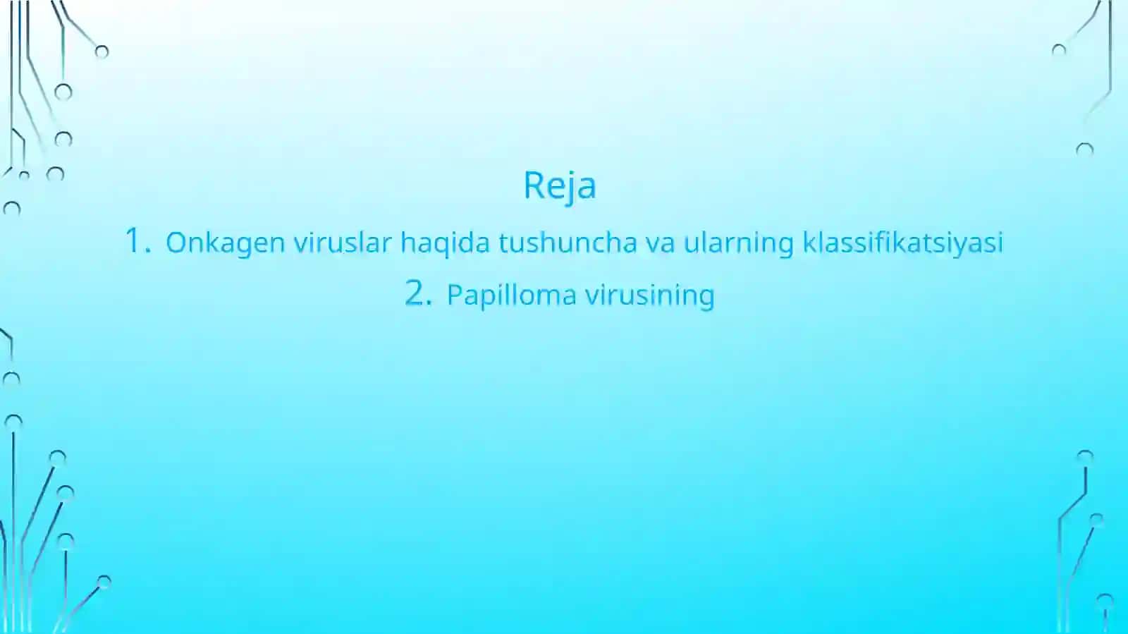 Onkogenviruslarning klassifikatsiyasi 3