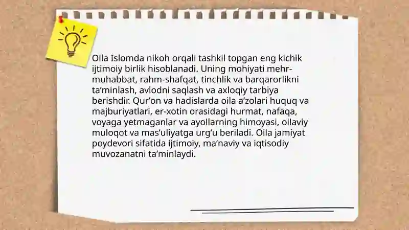Oila haqida tushuncha va uning moxiyati 3
