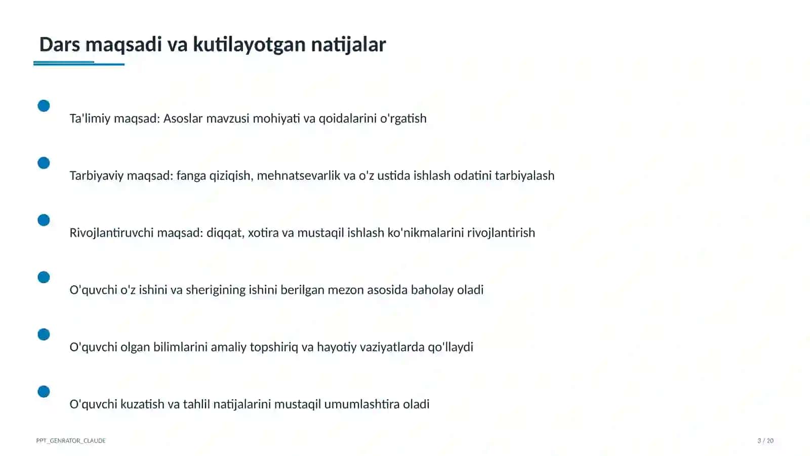 Asoslar (8-sinf) 3