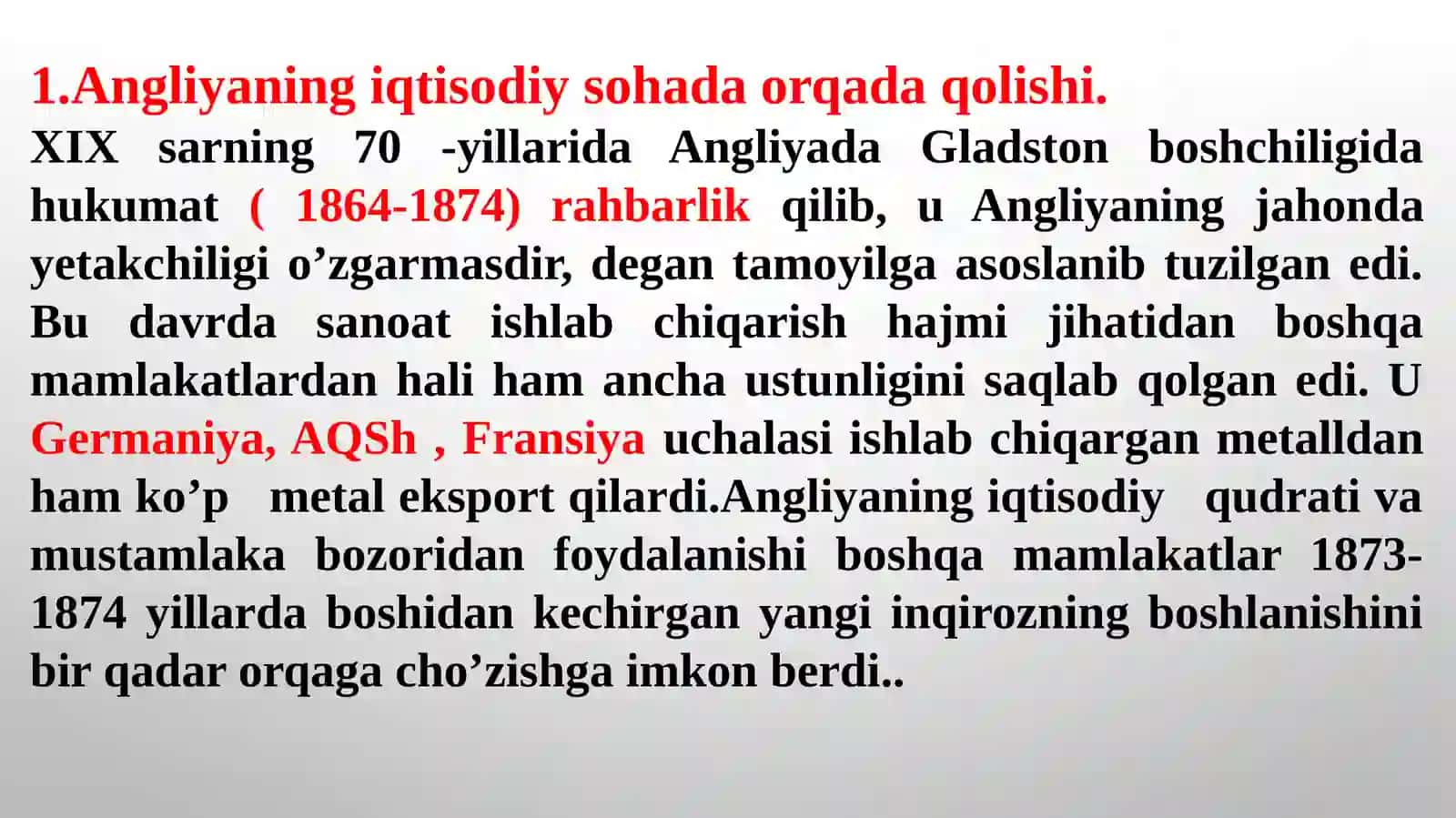 1870-1914 YILLARDA BUYUK BRITANIYA 3