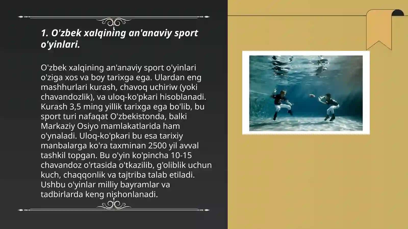 O'zbek xalqining an'anaviy sport o'yinlari 3