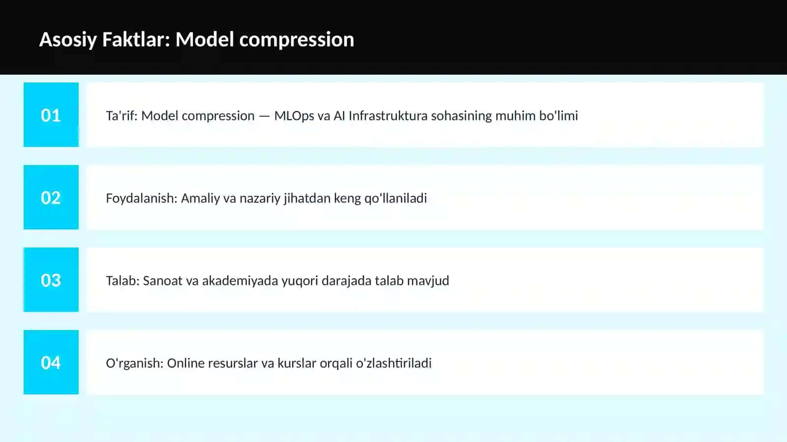 Model compression 3