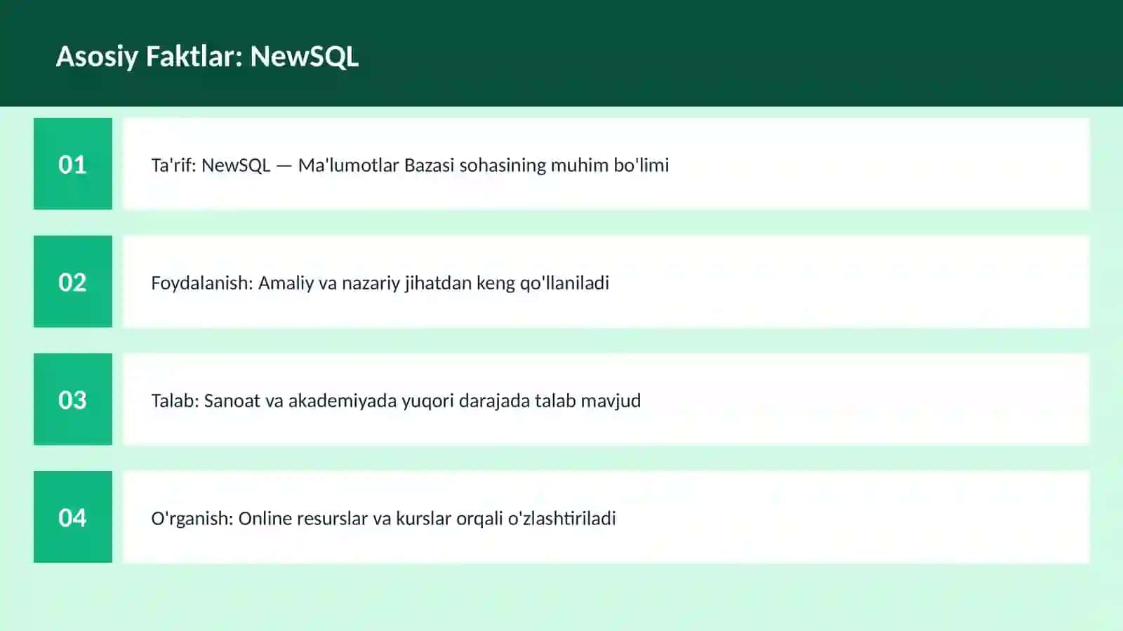 NewSQL 3
