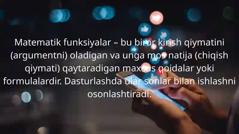 Python dasturlash tilida matematik funksiyalar bilan ishlash 3