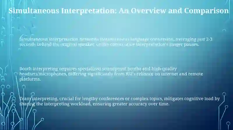 Simultaneous Interpretation: Specific features and requirements 3