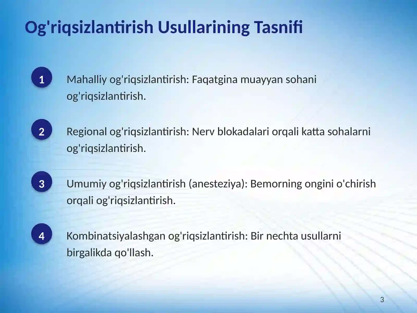 Og'riqsizlantirishning Zamonaviy Usullari: Innovatsiyalar va Imkoniyatlar 3
