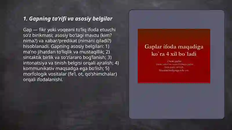 Gaplar, Xabarlar 3