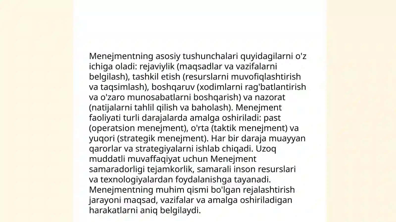 Menejment fanining mazmuni va mohiyati 3