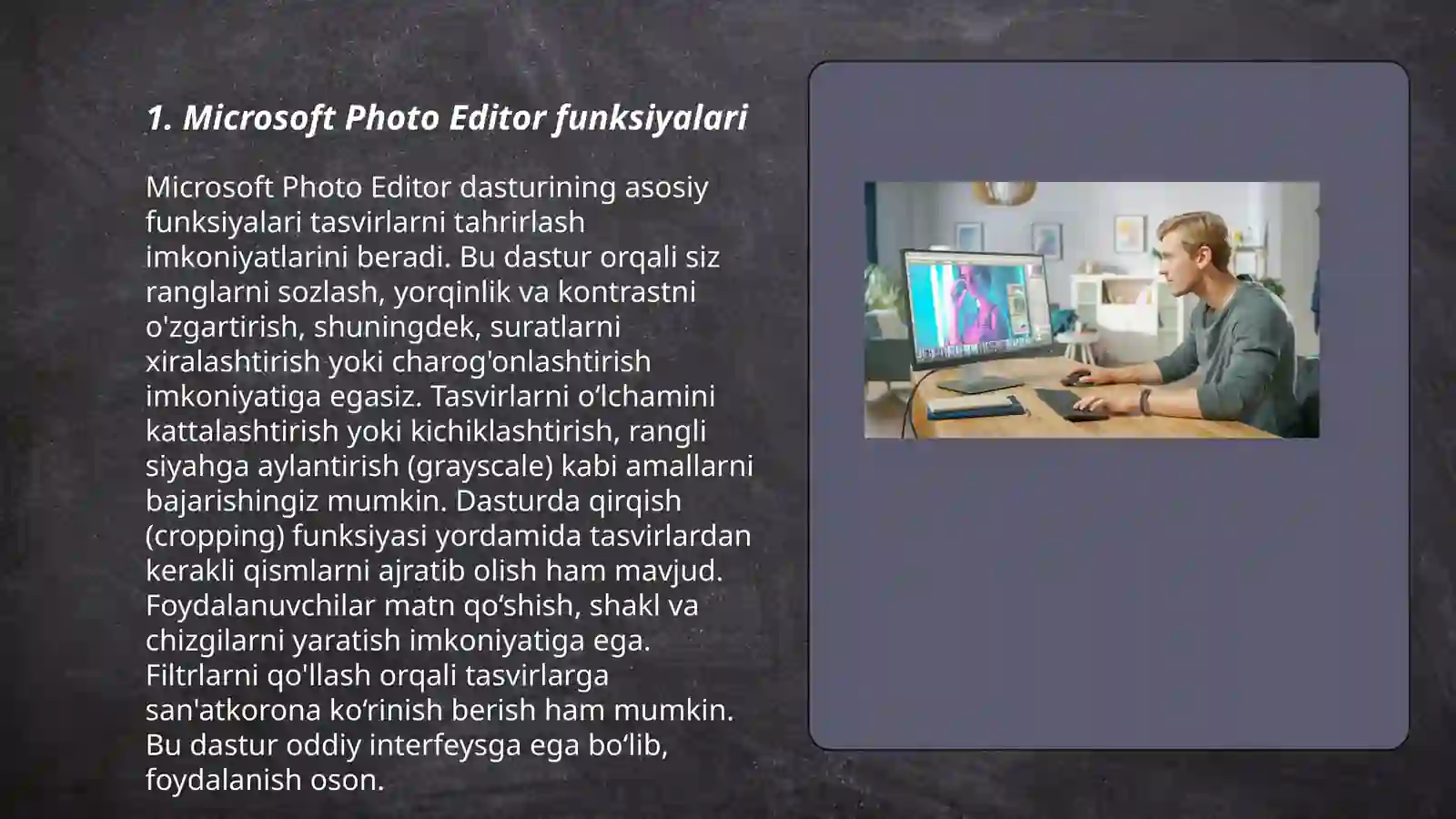 Microsoft Photo Editor 3