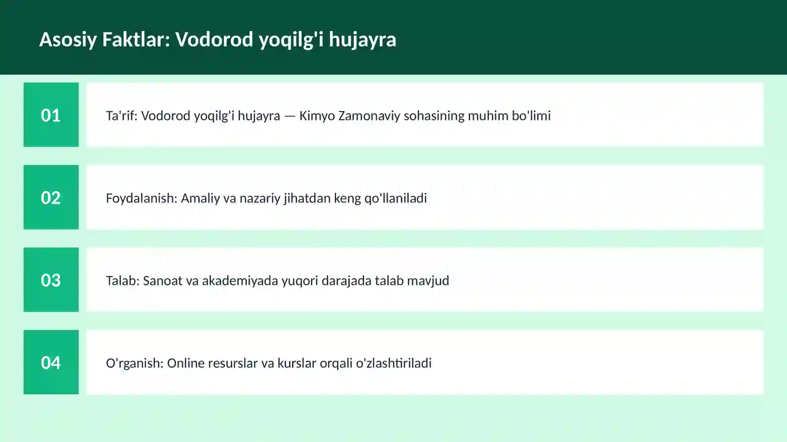 Vodorod yoqilg'i hujayra 3