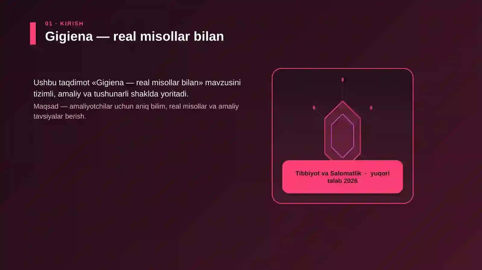 Gigiena — real misollar bilan 3