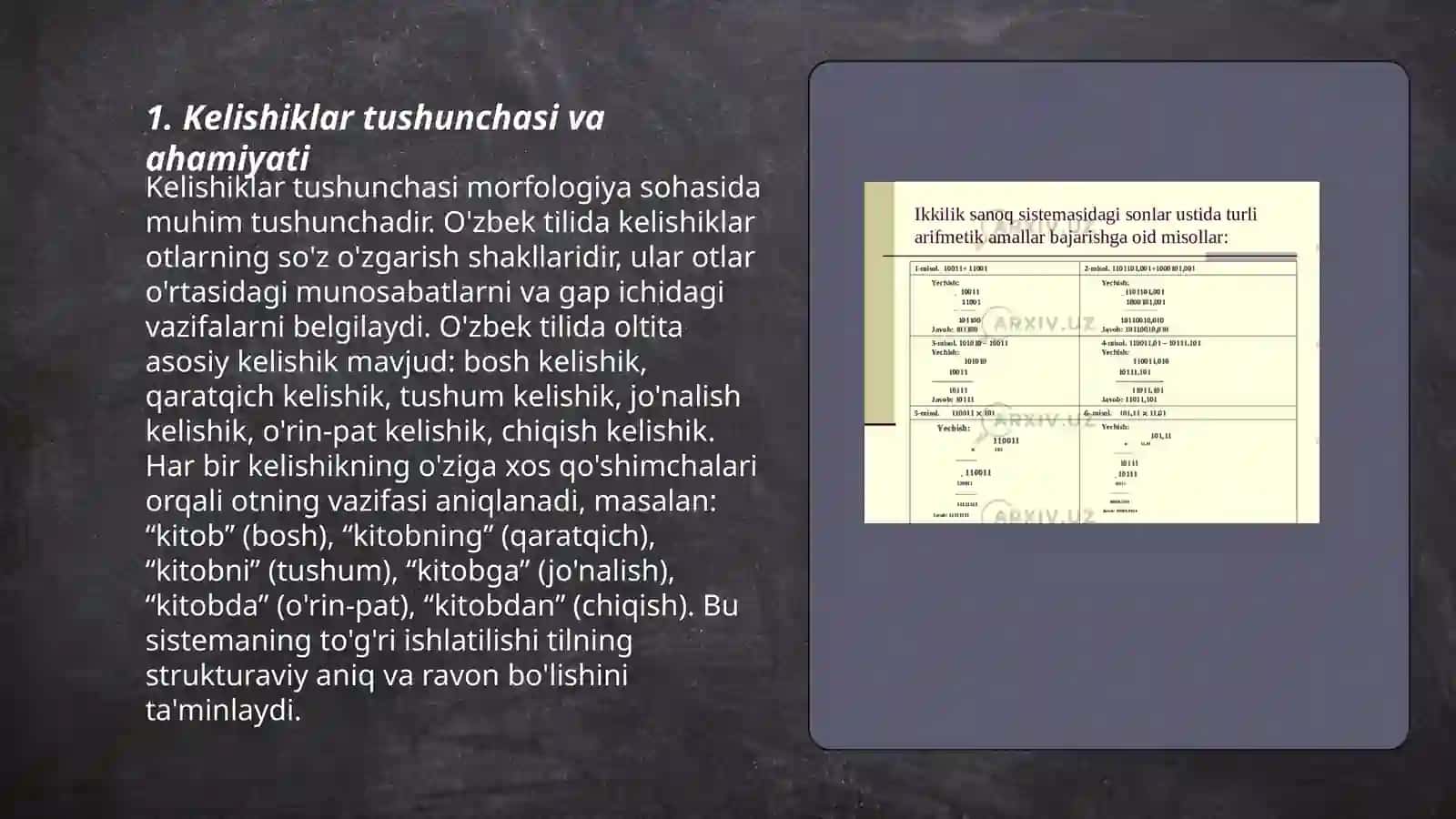 Kelishiklar va ularni oʻrgatish metodikasi 3