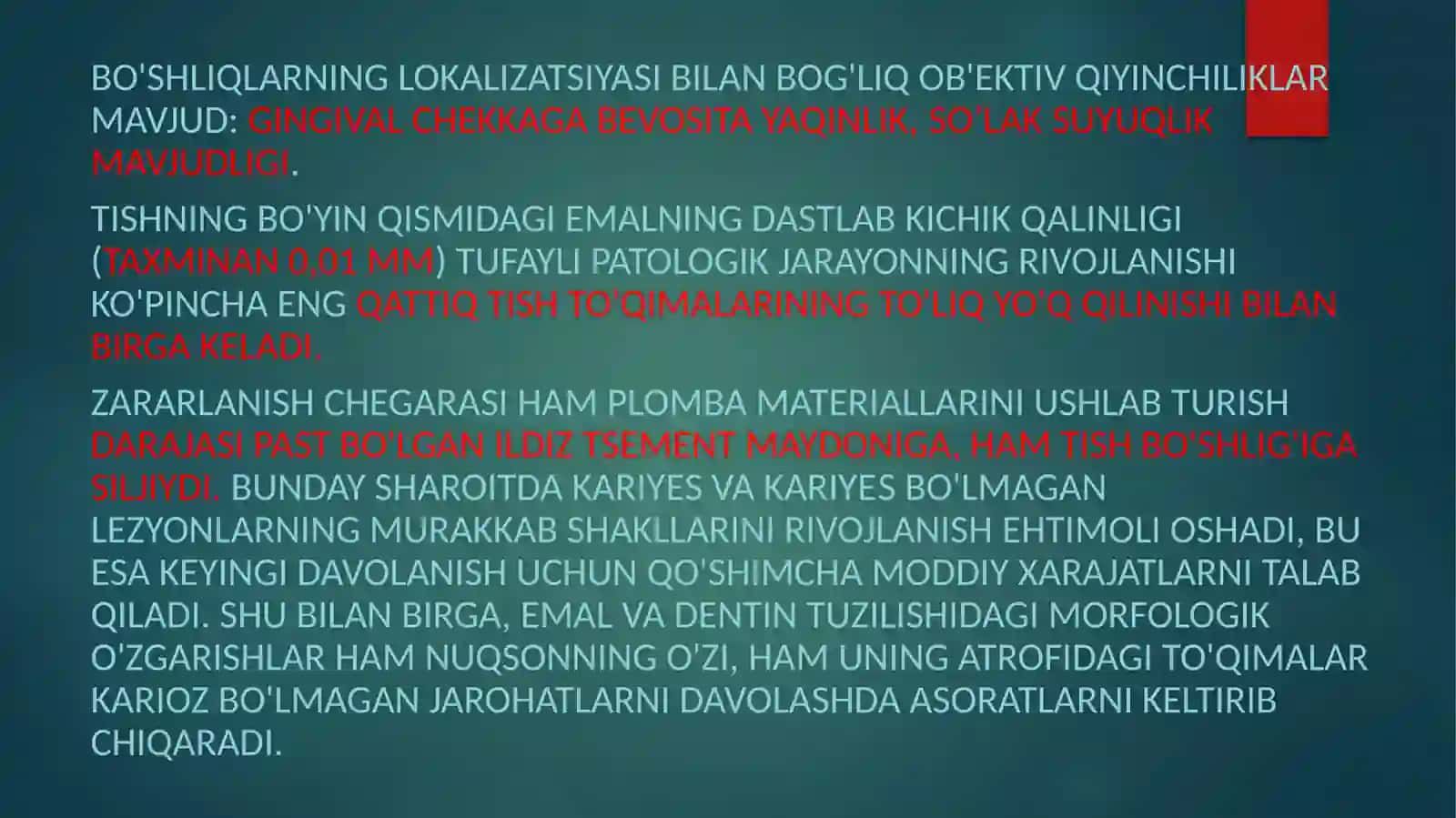 Tishlarni nokaries kasalliklari 3
