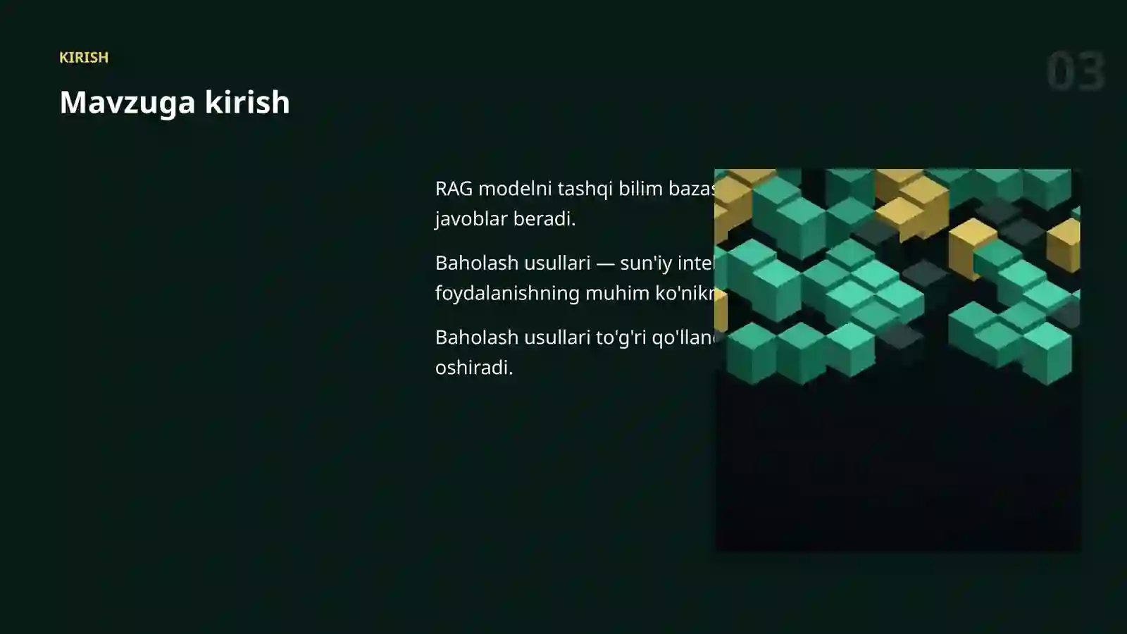 Baholash usullari 3