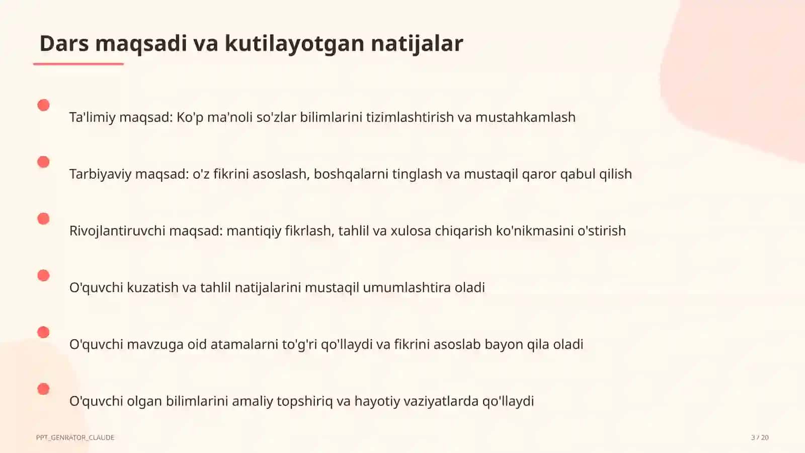 Ko'p ma'noli so'zlar (5-sinf) 3