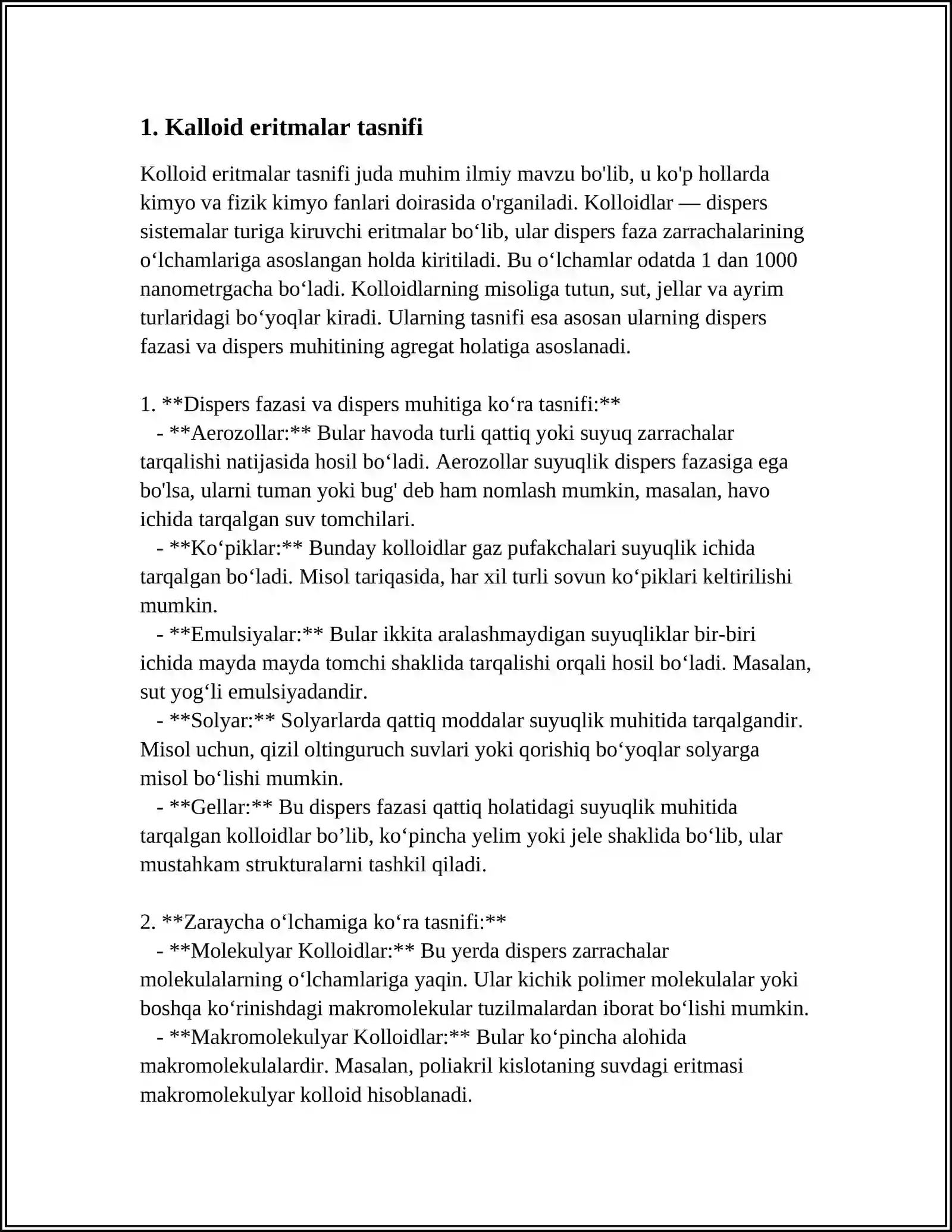 Kalloid eritmalar 3