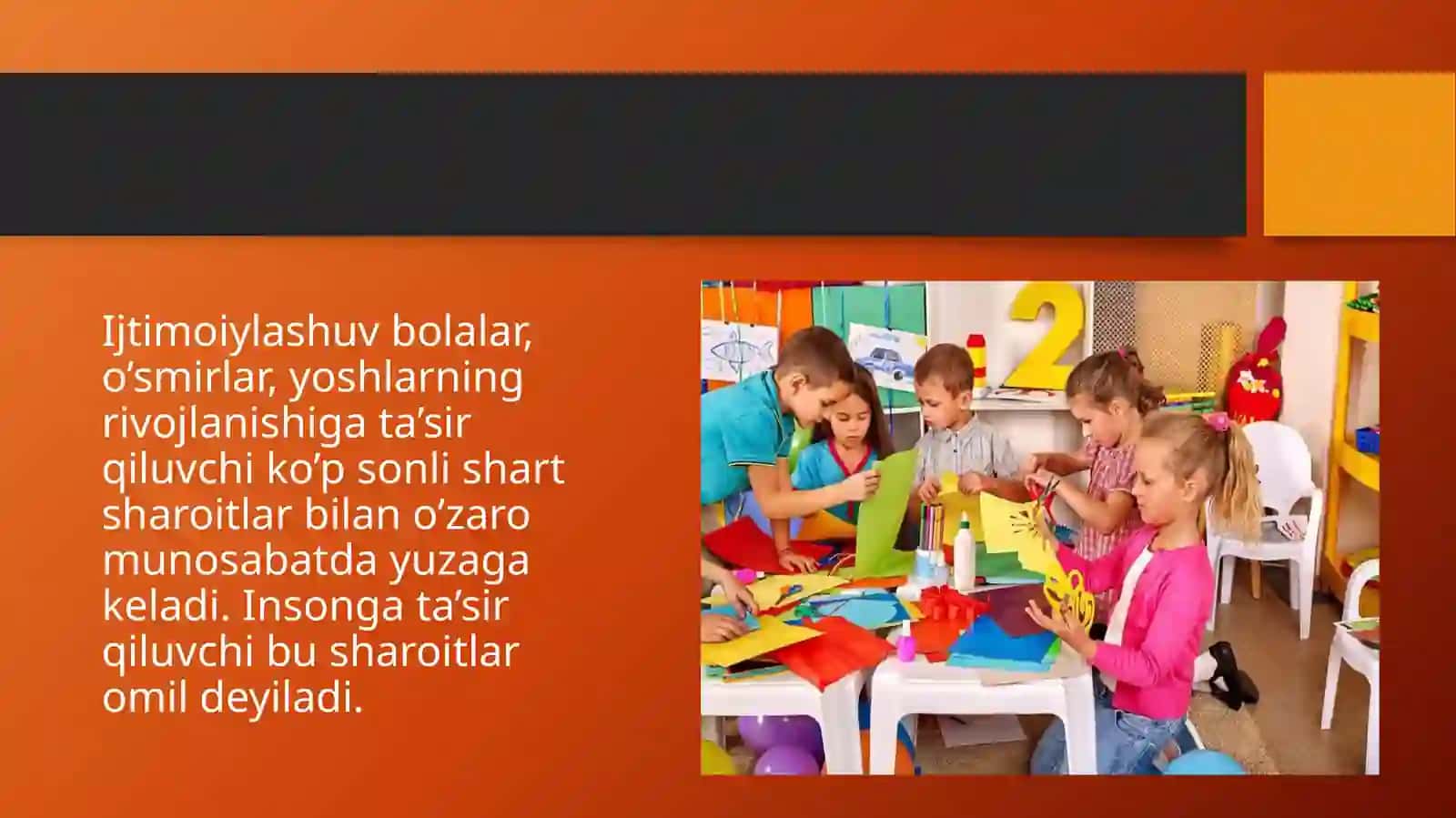 Bola   rivojlanishida  muhitning    ta’siri 3