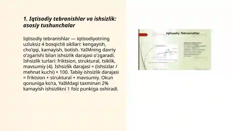 Iqtisodiy tebranishlar va ishsizlik 3