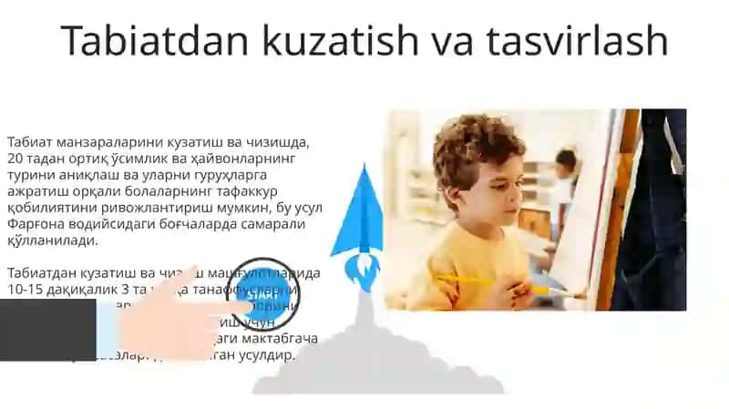Bolalar tasviriy san'ati uchun turli xil texnikalar 3