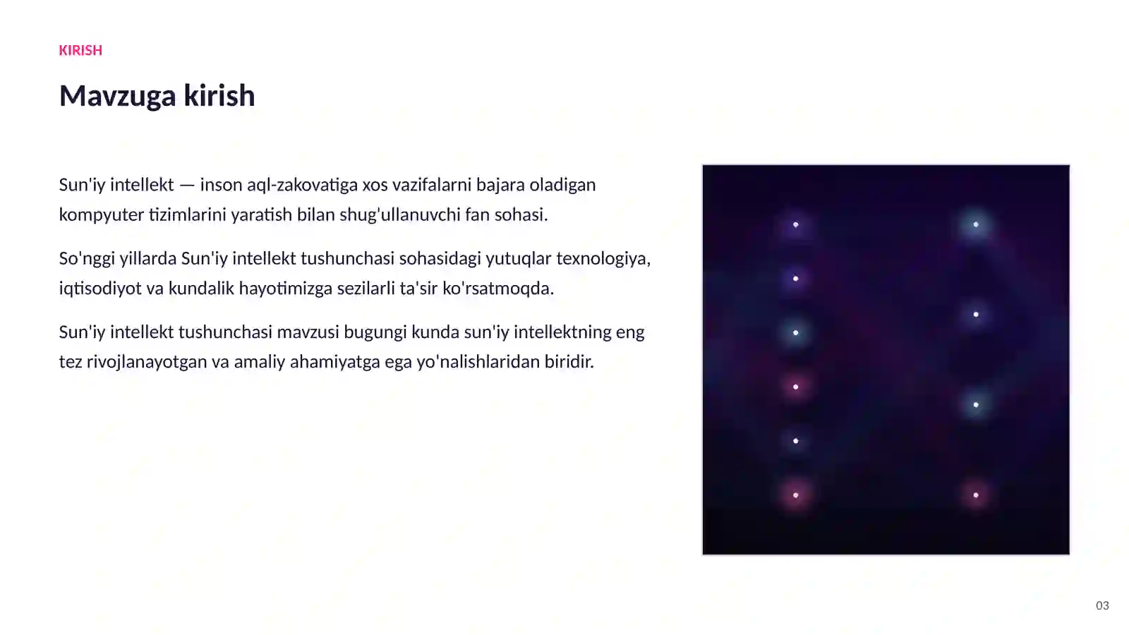SUN'IY INTELLEKT ASOSLARI 3