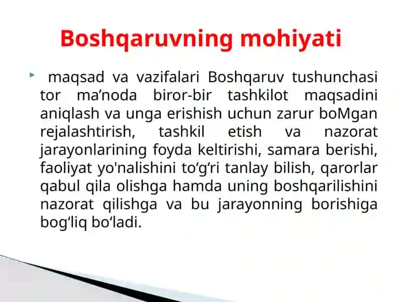 Boshqaruvningmohiyatipredmetivauslublari 3
