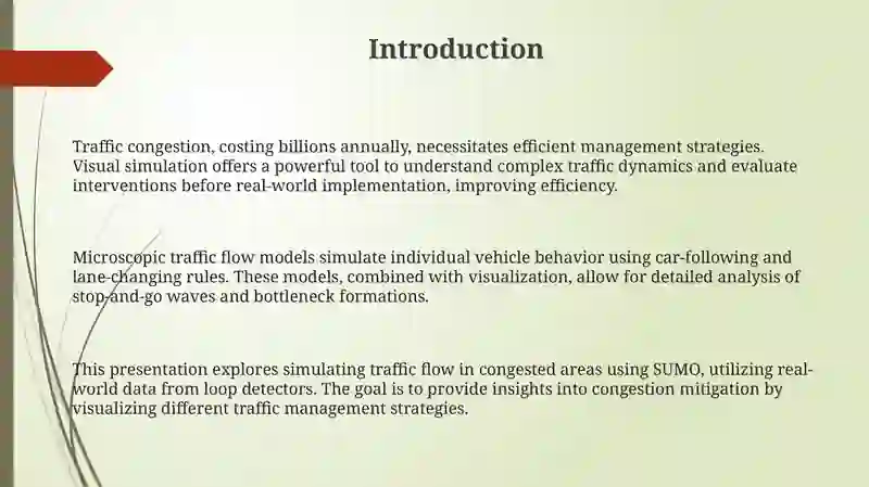 Visual Simulation of Traffic Flow in Congested Areas 3