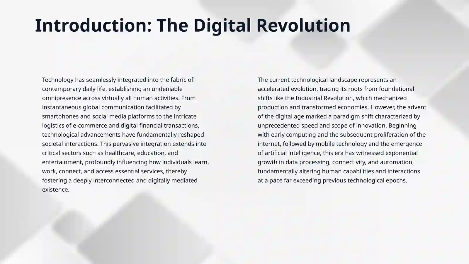 Technology in our life 3